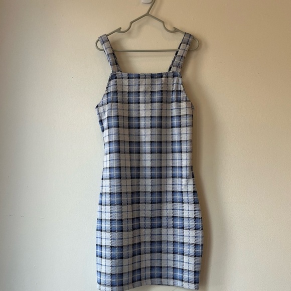 ukids Other - 🌼 5/$20 UKIDS Blue White Black Plaid Sleeveless Shift Dress Girls Size 7/8
